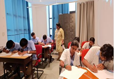 Drawing Competition for UG Students – World Autism Awareness Day by Department of Physiotherapy